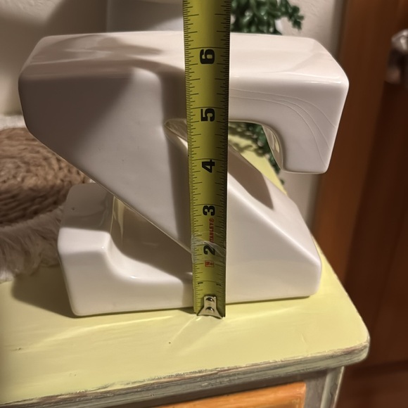 Ceramic Letter Z Decor - Picture 3 of 8